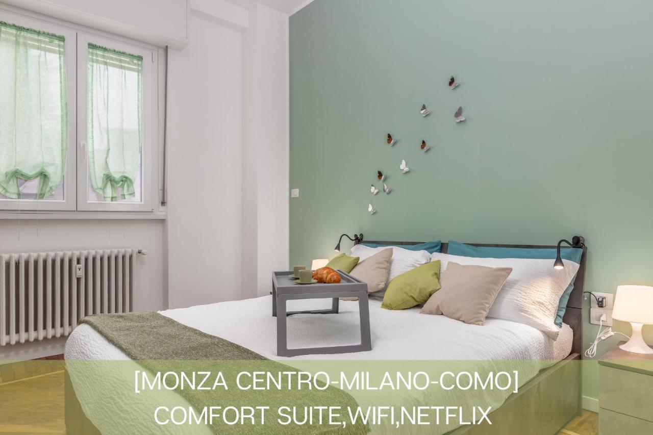 Monza Centro-Milano-Como,Suite Vicino Stazione Bagian luar foto
